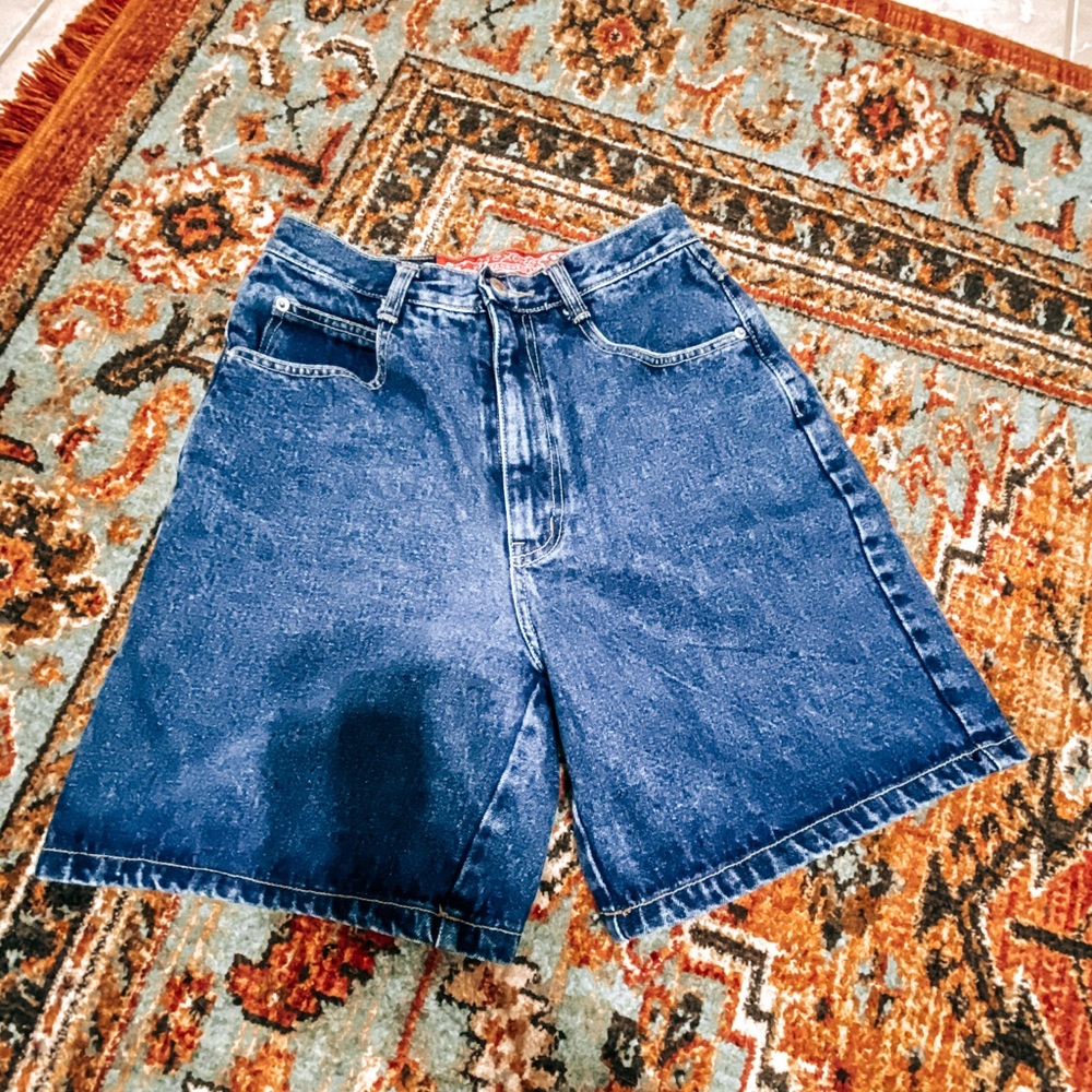 Vintage No Excuses FEMME FATALE shorts.